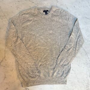 GAP Light Gray Crewneck Sweater for Men